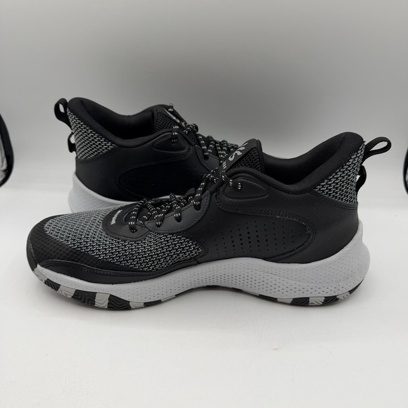 Under Armour Curry 3Z 24 Basketball Shoes Mens 12 Black Grey Sneaker 3027626-001 - Picture 3 of 10